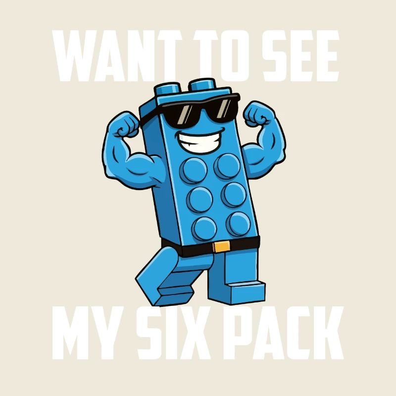 Willst du meinen Sixpack Brick Builder Block sehen 