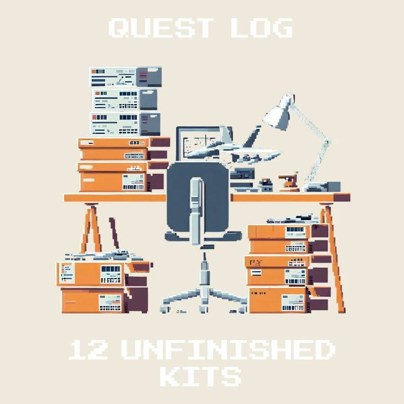 Journal de quête : 12 kits inachevés | Modélisme