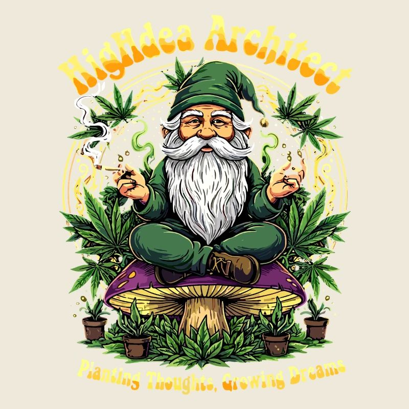 Crowing Gnome Cannabis Wichtel 