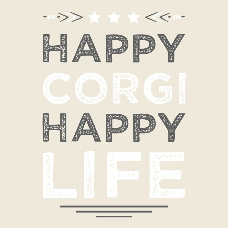 Vie heureuse de corgi