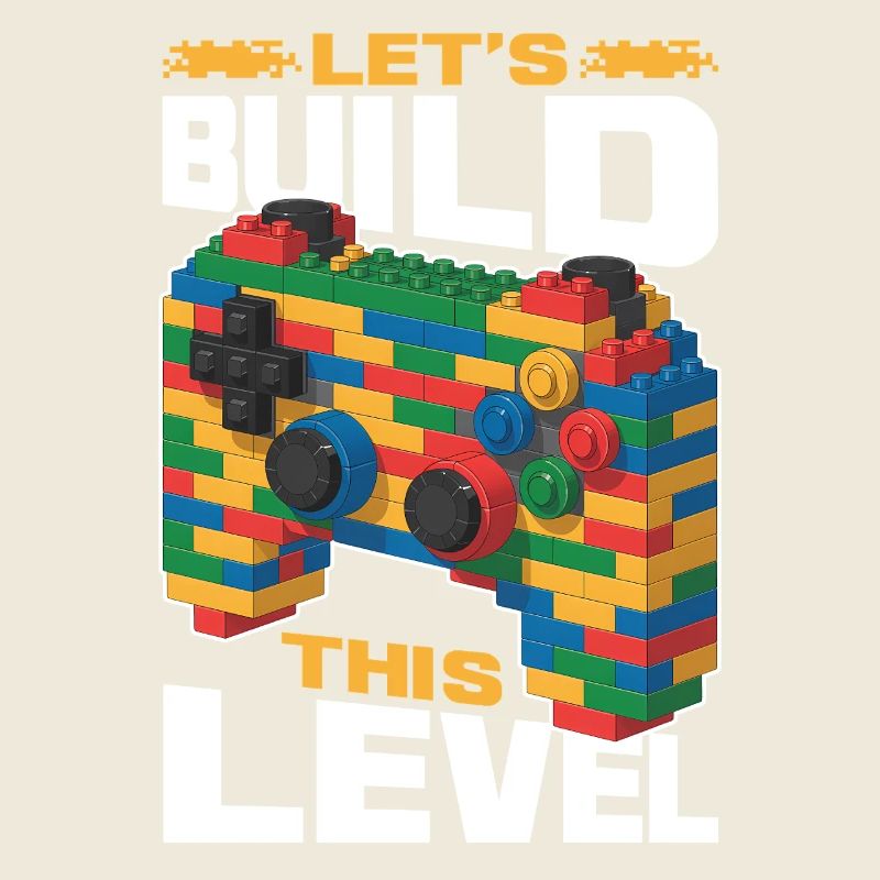 Building Blocks Gamer Gaming Brick Builder