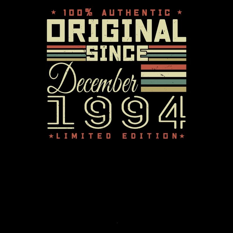 31-jähriges Jubiläum | Original Dezember 1994