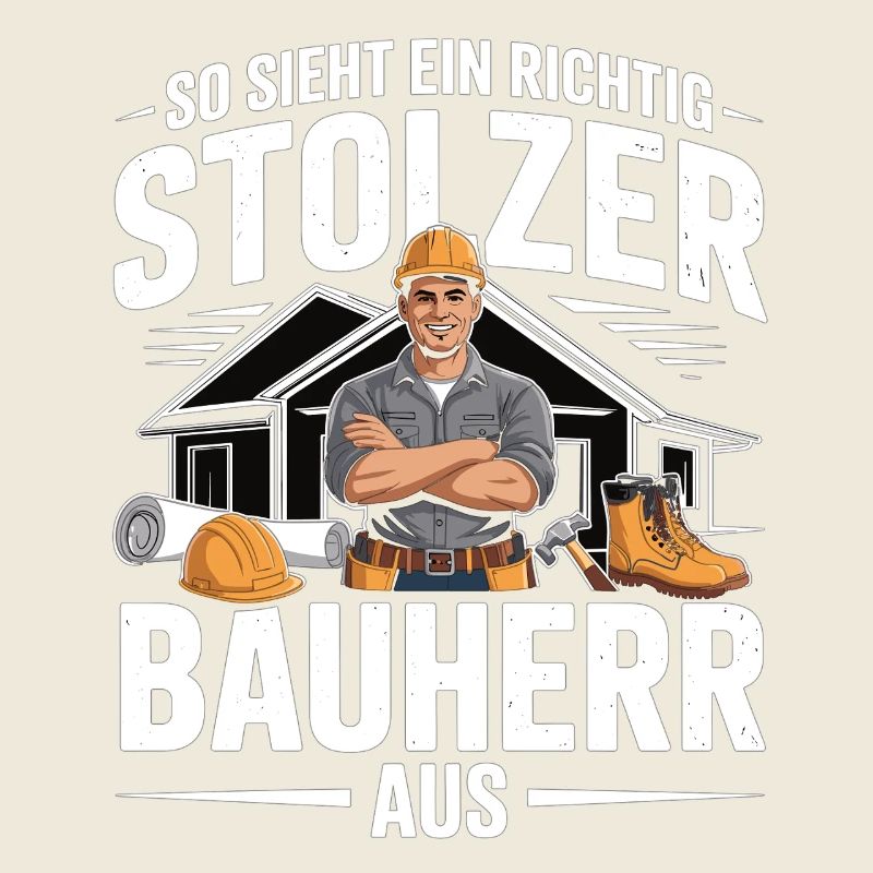 Proud Builder – House Building Gift for Men