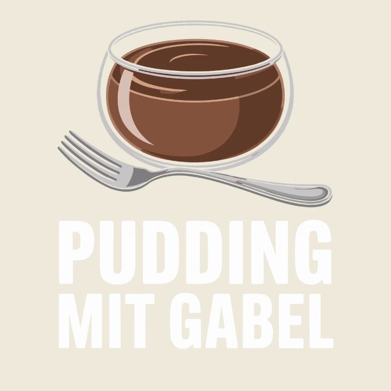 Pudding Mit Gabel
