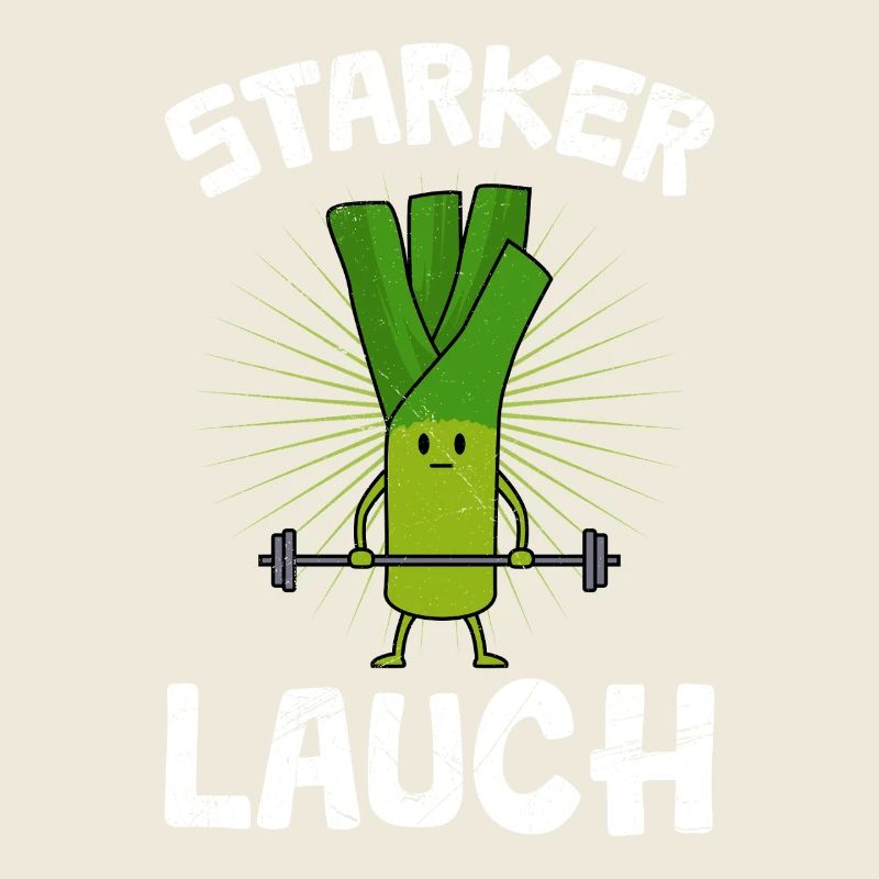 Weightlifter STRONG LEEK Funny