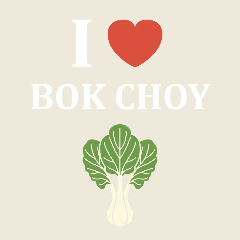 J’adore Bok Choy graphique