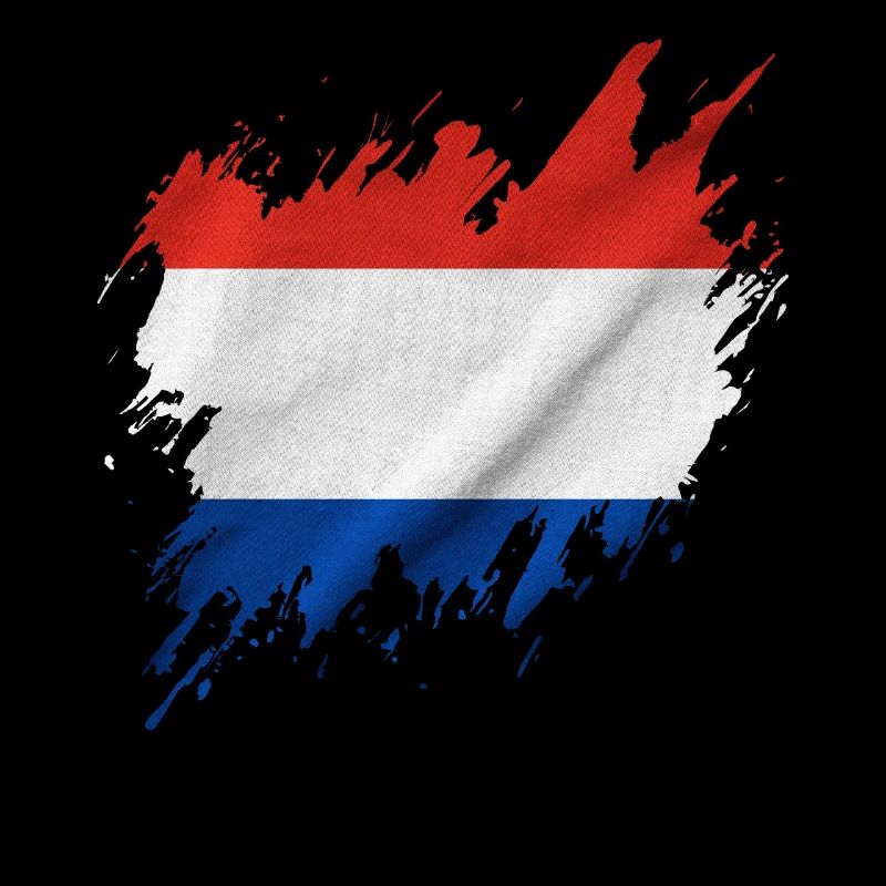 Drapeau néerlandais, style déchiré
