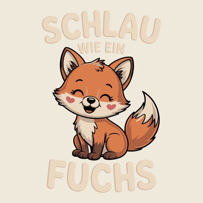 Intelligent comme un renard mignon