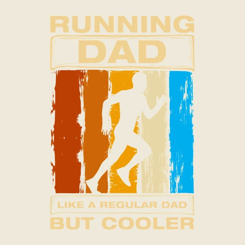 Running Dad Funny Running Jogging Runner