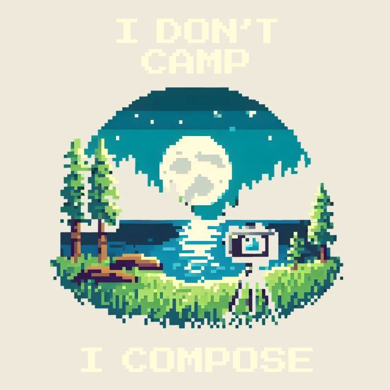 Je ne campe pas, je compose | Composition
