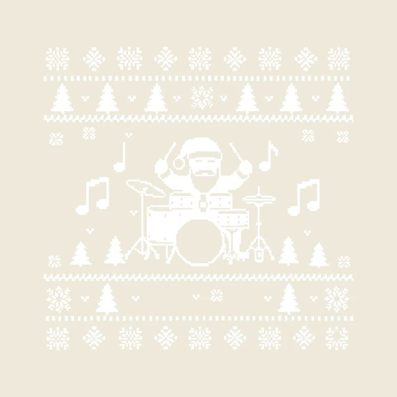 Ugly Christmas Drummer Design