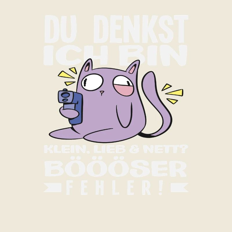 Böser Fehler Kleine Katze