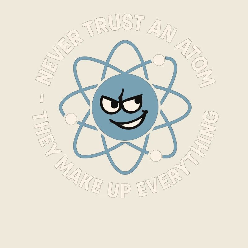 Blague drôle sur l’atome – Science Nerd Humour