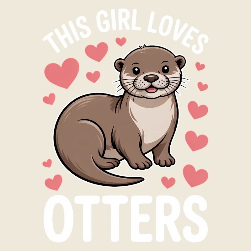 Otter Spruch Mädchen Lustiges Otter Geschenk