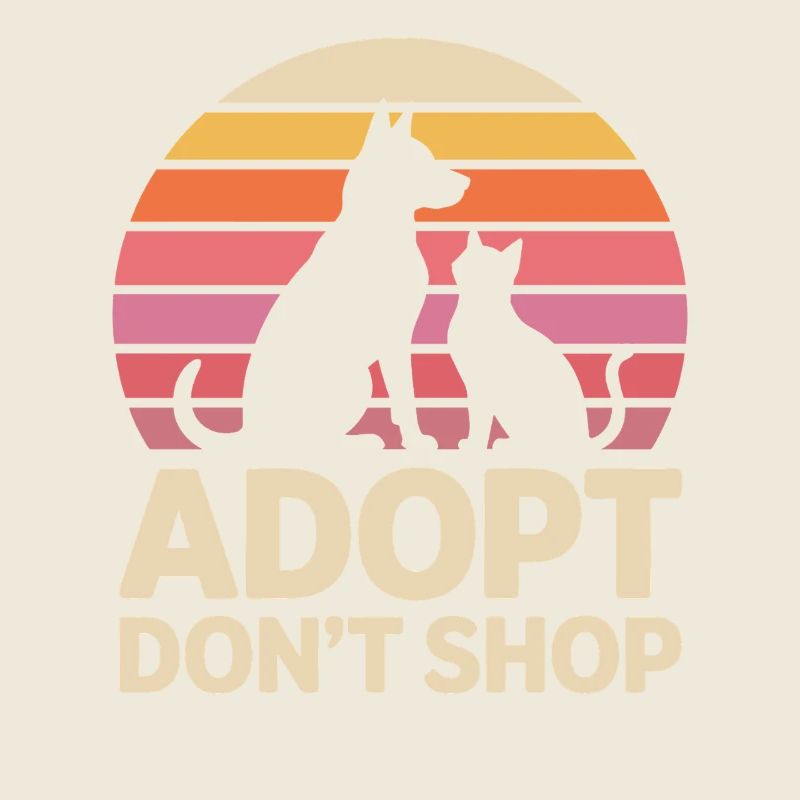Adopt Don't Shop: Tierliebe Statement