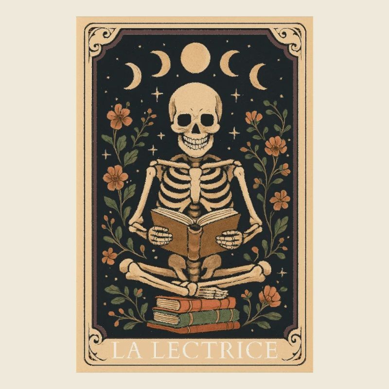 The Gothic Skeleton Tarot Card Reader