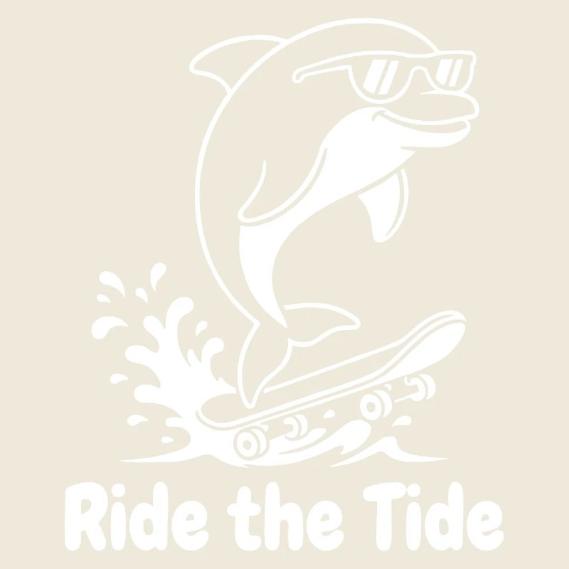Dolphin Skateboard Wave