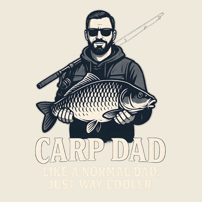 Karpfen Papa Einfach Viel Cooler