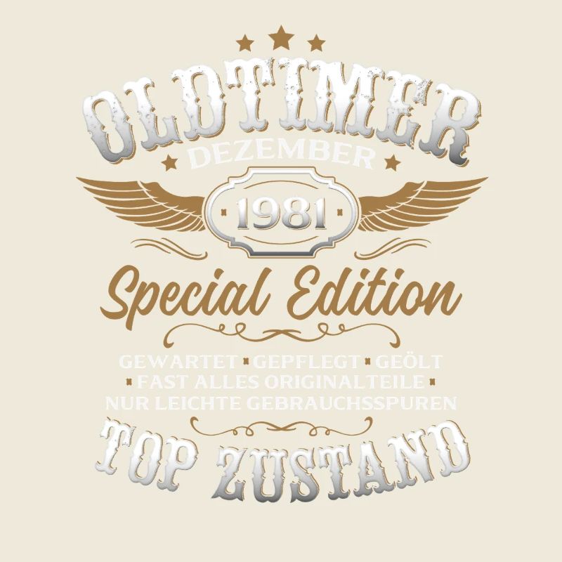 44. Geburtstag Geschenk Oldtimer Dezember 1981