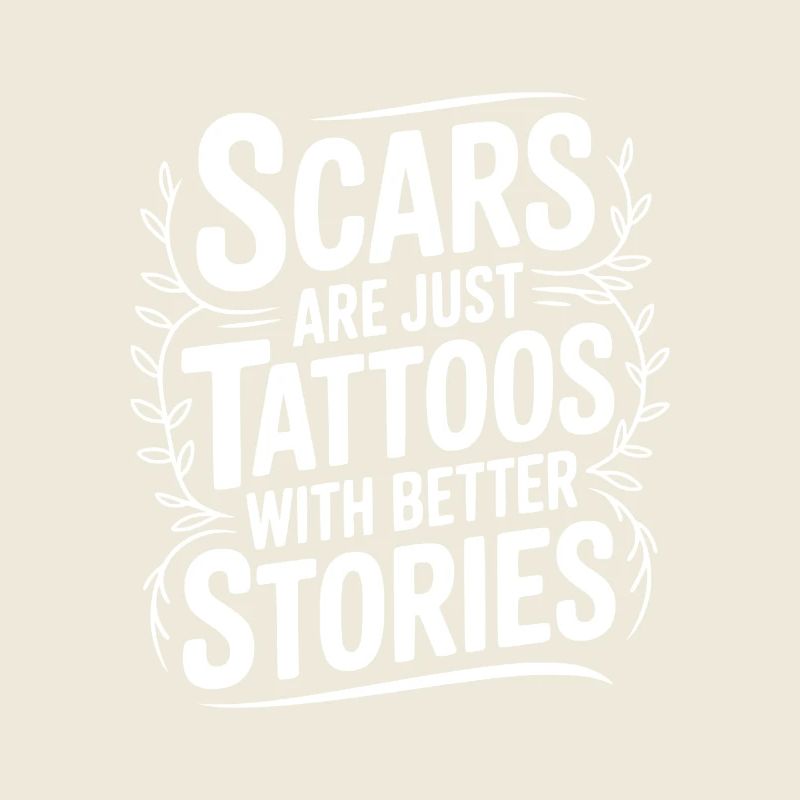 Scars are Just Tattoos with Better Stories