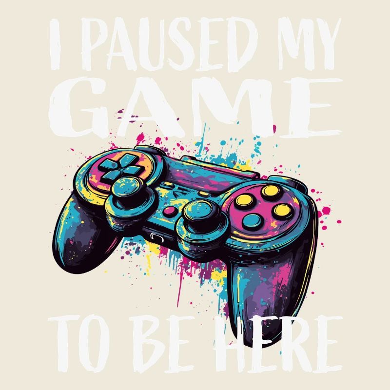Ich hab mein Spiel pausiert – Controller Kunst