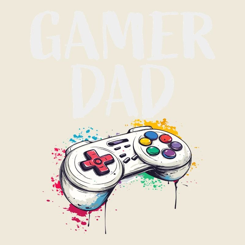 Gamer Dad Controller Art
