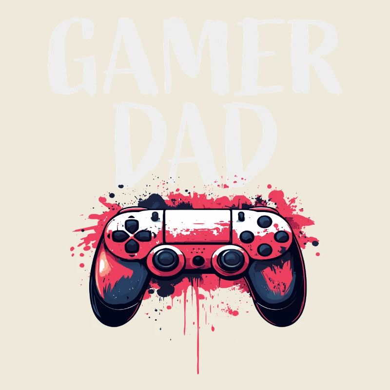 Gamer Dad Controller Art