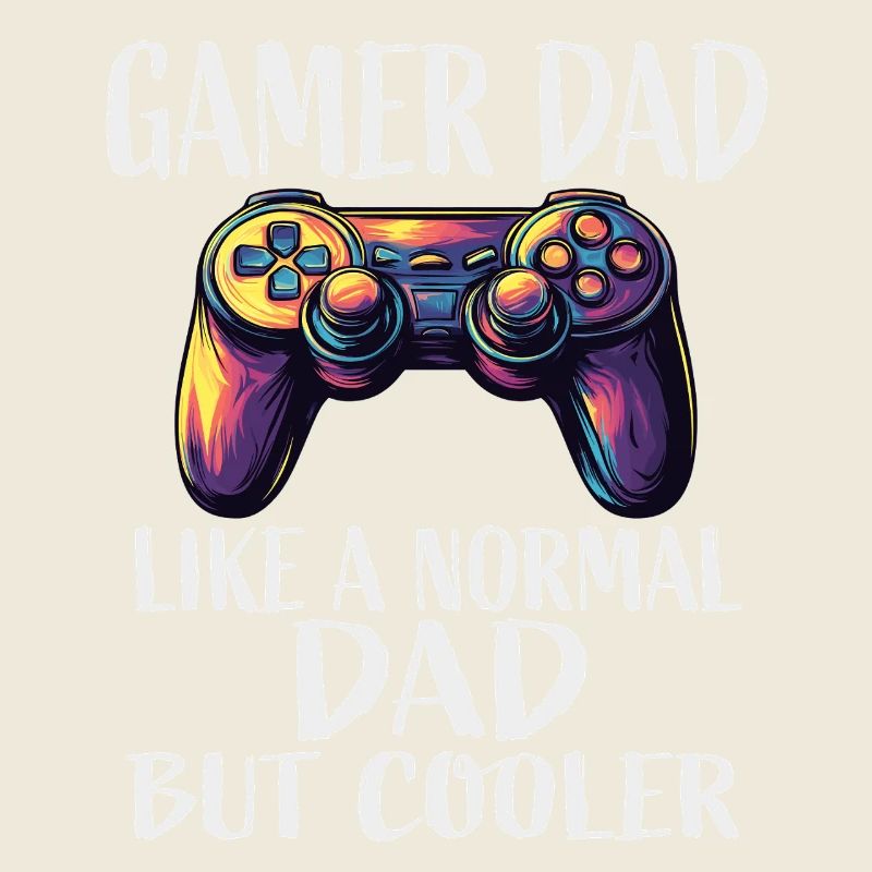 Gamer Dad Cooler Controller Spruch