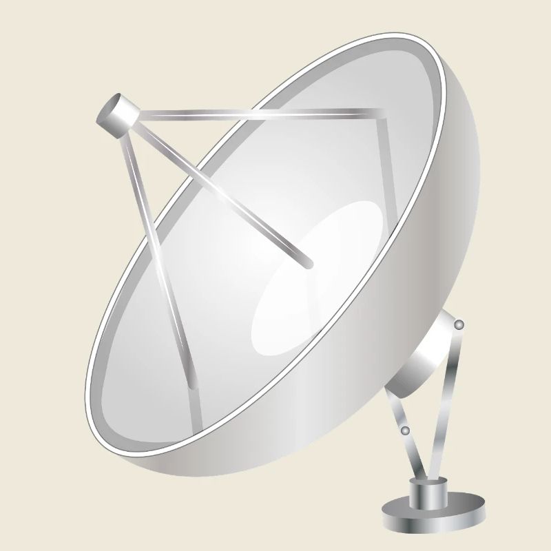 Antenne paraboise à l’aspect moderne et net