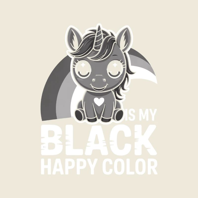 Grauer Einhorn-Regenbogen