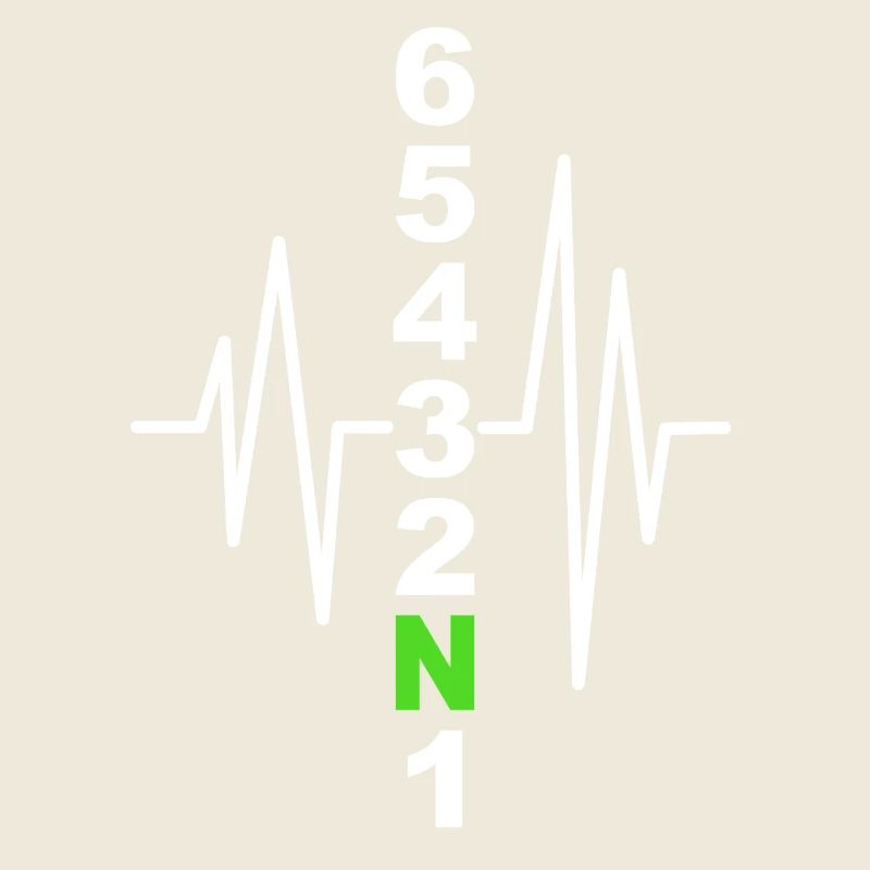 Motorcycle Gearshift Pattern with Heartbeat – Biker