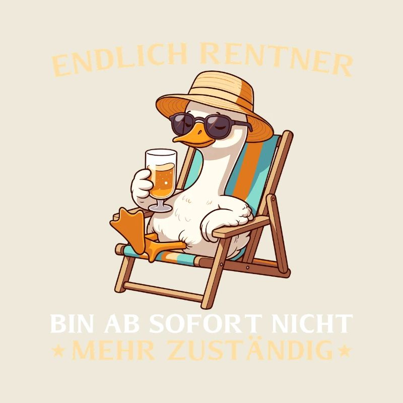 Gans retraité - Plus responsable Pension d’adieu