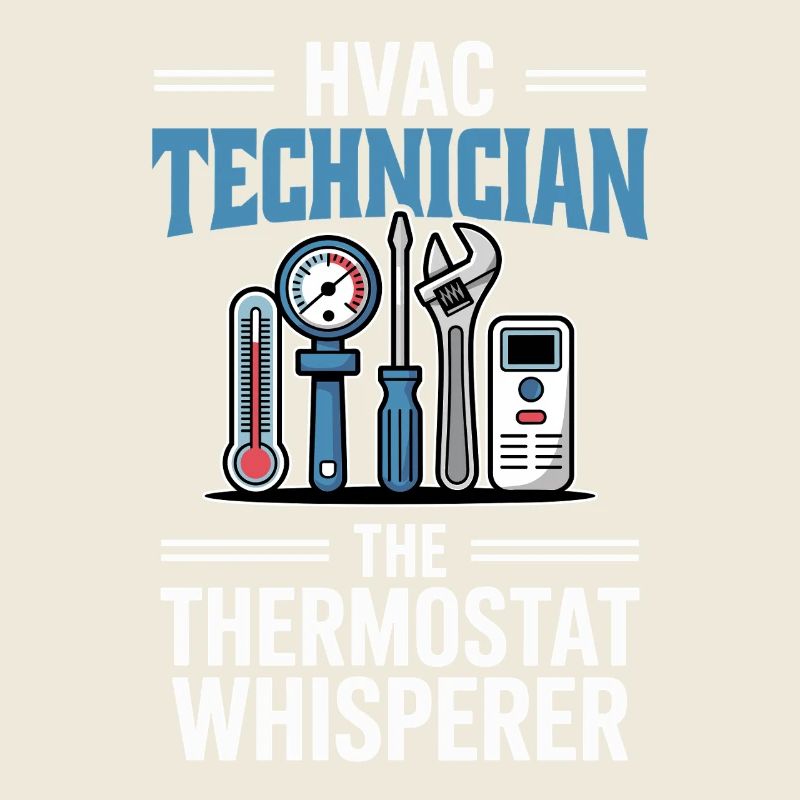 Thermostat Flüsterer HVAC Techniker Geschenk