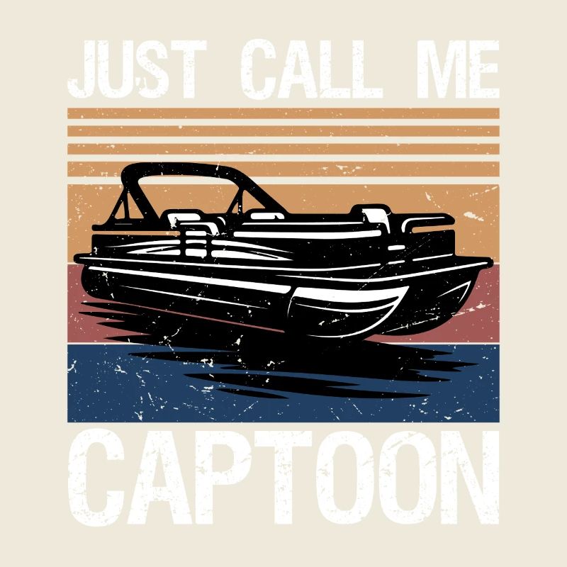 Appelez-moi simplement capitaine drôle de bateau ponton