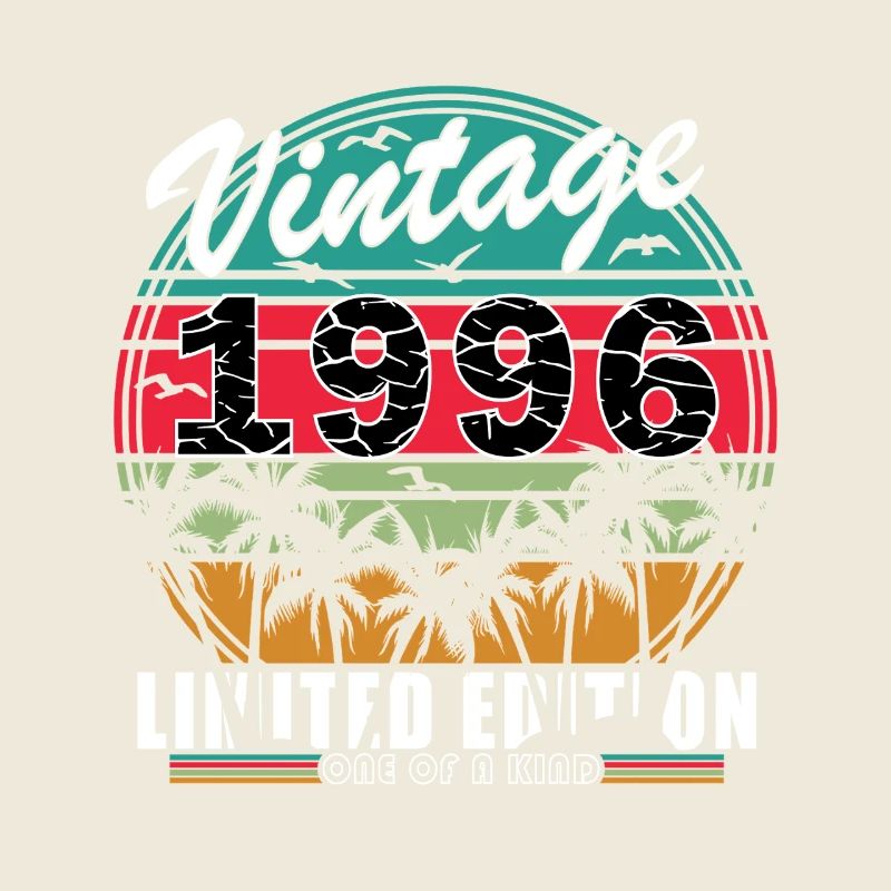 Vintage 1996 Beach Retro