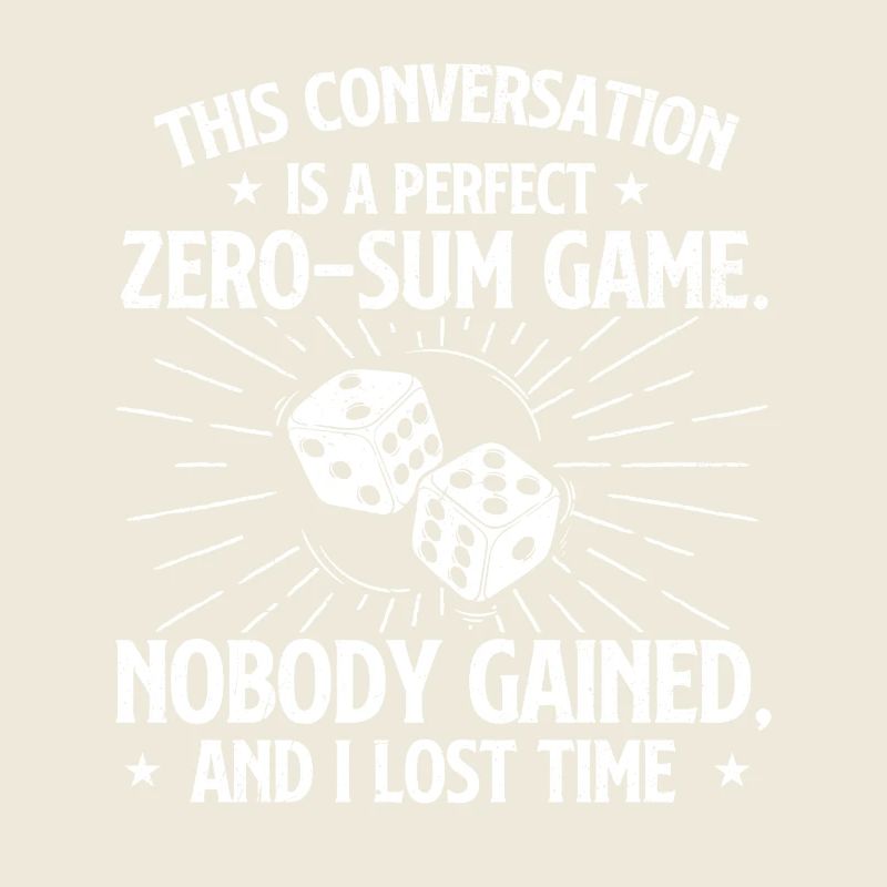 Dieses Gespräch war ein perfektes Nullsummenspiel