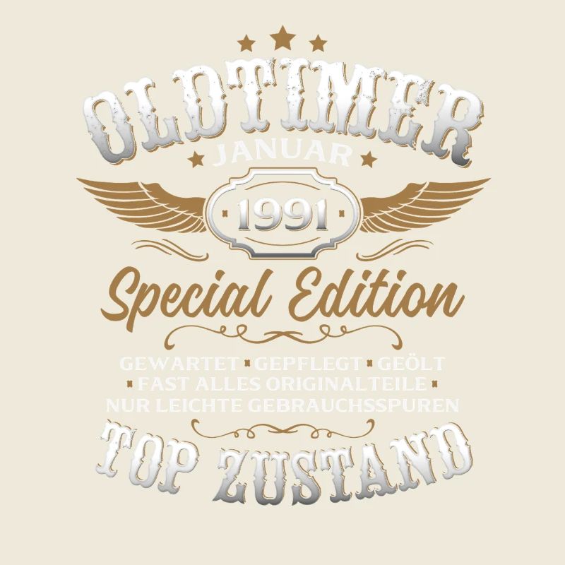 35. Geburtstag Geschenk Oldtimer Januar 1991