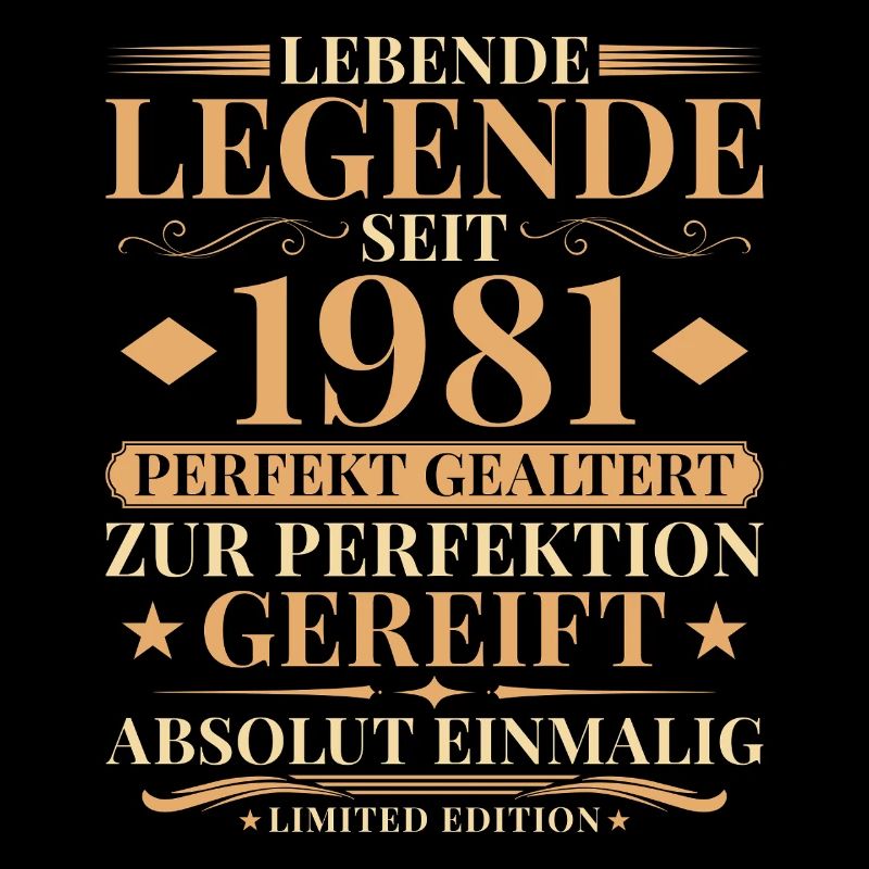 45. Geburtstag Perfekt gealtert seit 1981