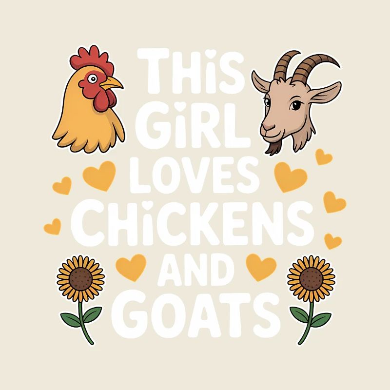 Hühner Ziegen Spruch Huhn Lustiges Hühner Geschenk