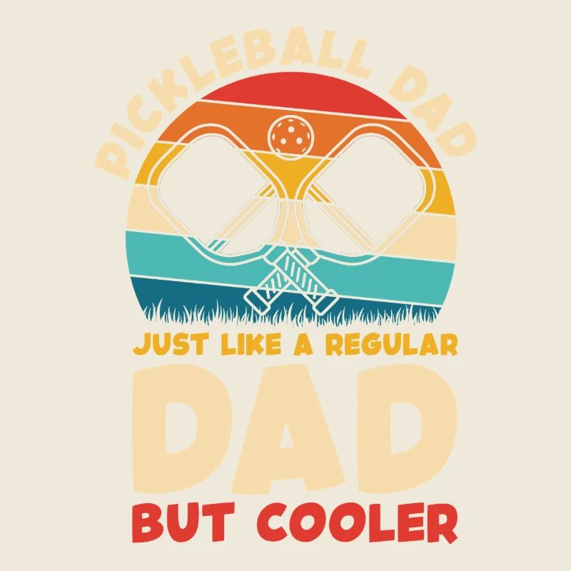 Pickleball Dad Cooler Than Regular