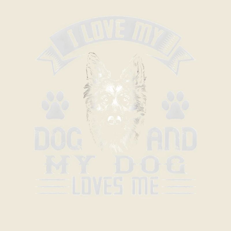 I Love My Dog – Deutscher Schäferhund Design
