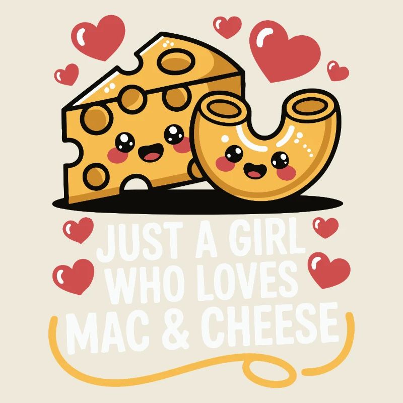 Mac & Cheese Lover - Kawaii Design