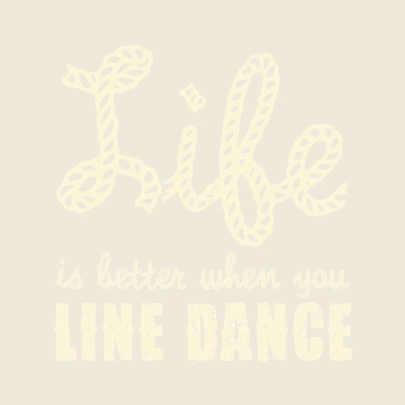 Line Dance Joie de vivre Rope Font