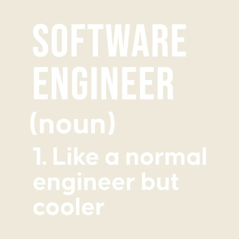 Software Engineer Spruch Shirt