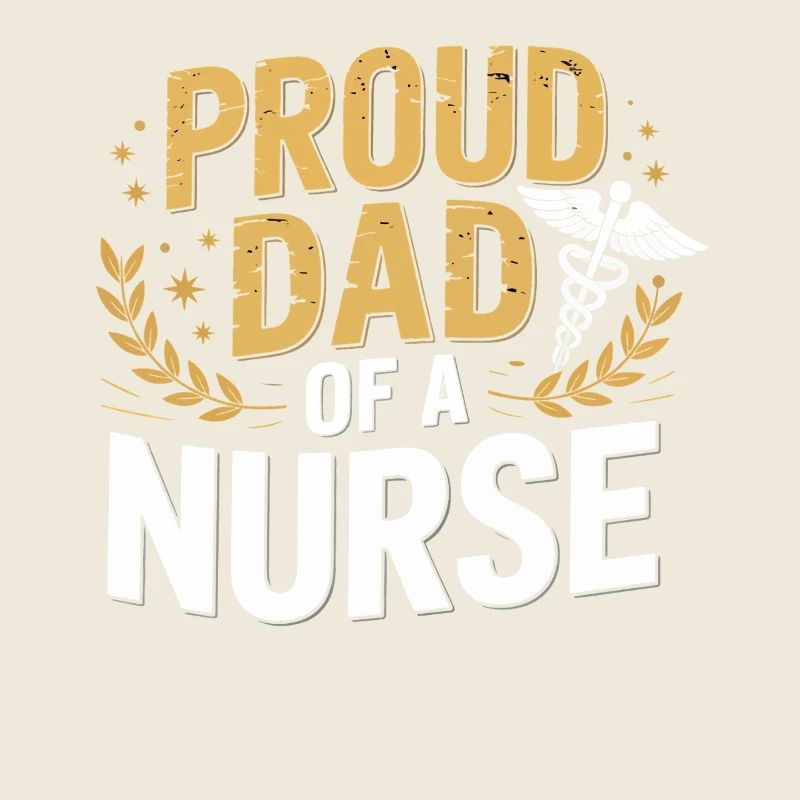 Stolzer Vater einer Pflegekraft