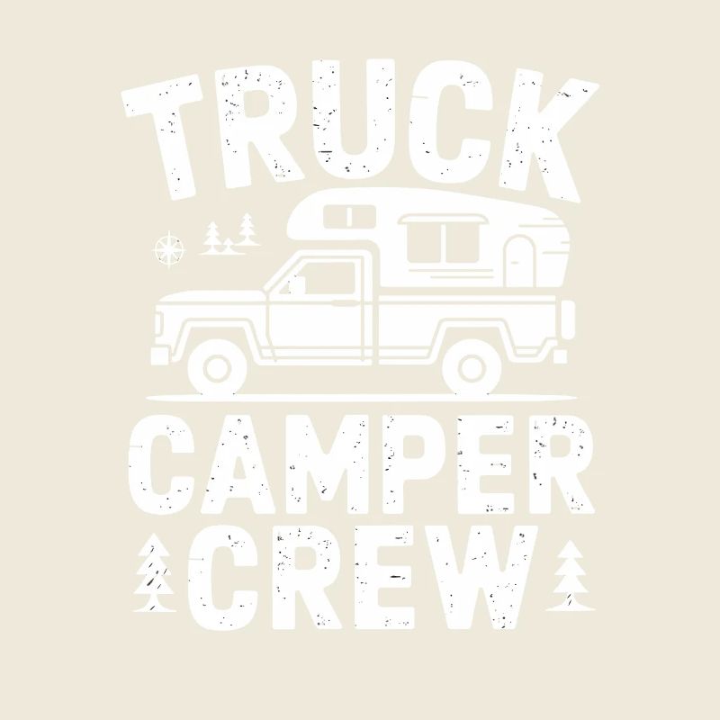Équipe de camping-campeurs de camions : aventure de camping tout-terrain