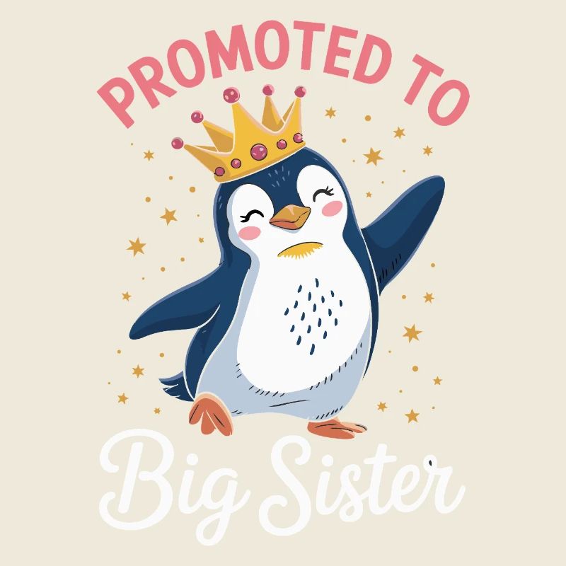 Promu au rang de Big Sister Penguin Design