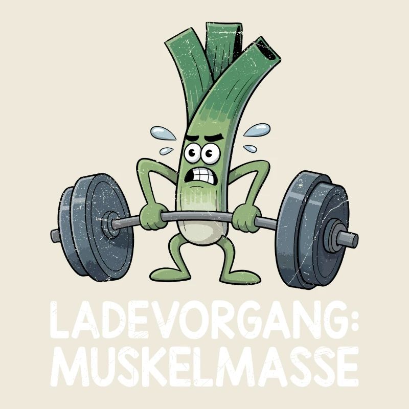 Weightlifter LOADING MUSCLE MASS Funny