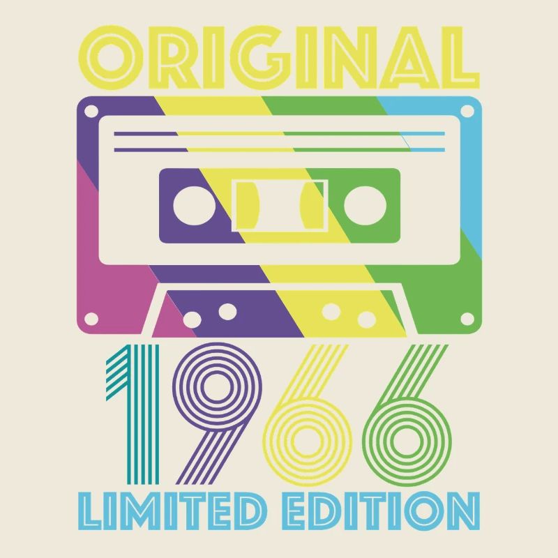 Original 1966 Cassette 60e Anniversaire 60 ans Tee