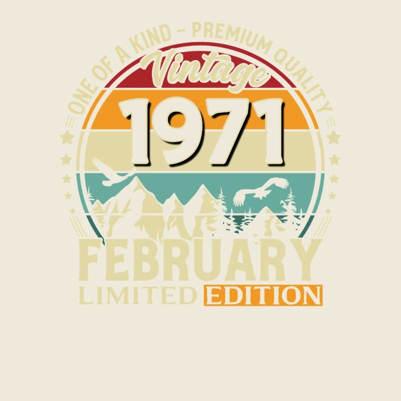 55e anniversaire février 1971 Millésime